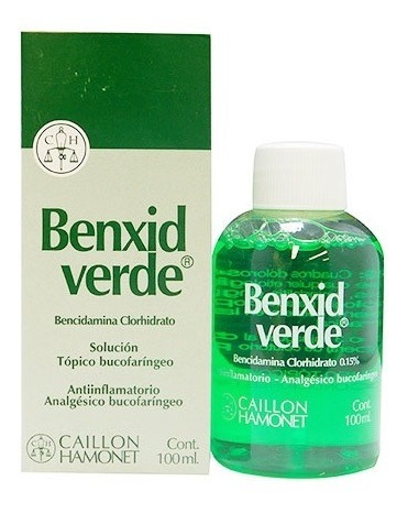 Benxid® Verde 100ml - Analgesico Bucofaríngeo
