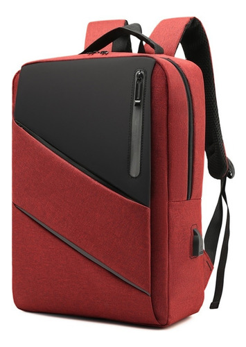 Mochila Impermeável Notebook Dell Acer Hp Macbook Air Pro Cor Vermelho