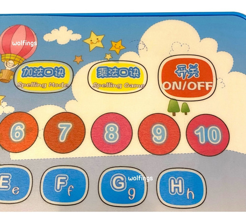 Imagen 4 de 8 de Juego Tipo Tablet Juguete Didactico Aprender Ingles Y Chino