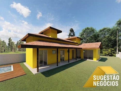 Imagem 2 de 10 de Chácara Em Construção Dentro De Condomínio - 3795