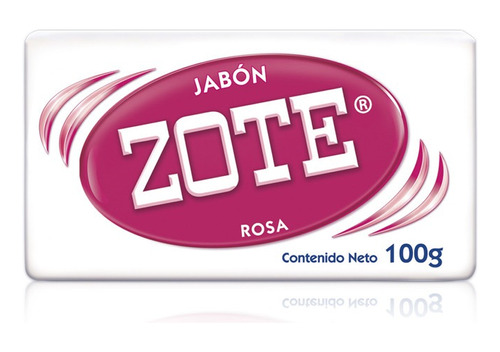 Jabón En Barra Zote Caja 60 Pzas De 100g