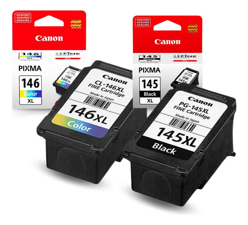 Combo Cartucho Canon 145xl Negro + 146xl Color