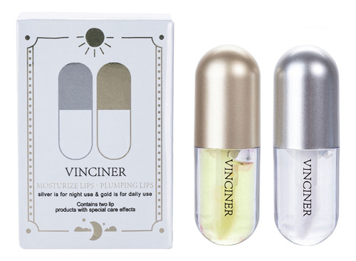 Set De Relleno Labial Natural, Jengibre Y Menta, 10 Ml