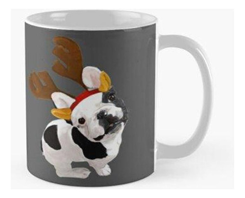 Taza Cornamentas Festivas Frenchie Calidad Premium