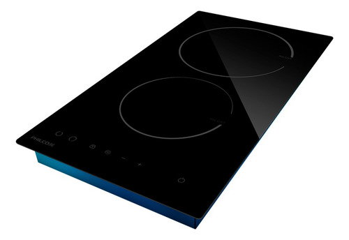 Parrilla Inducción Magnética 2 Quemadores 220v Philco Color Negro