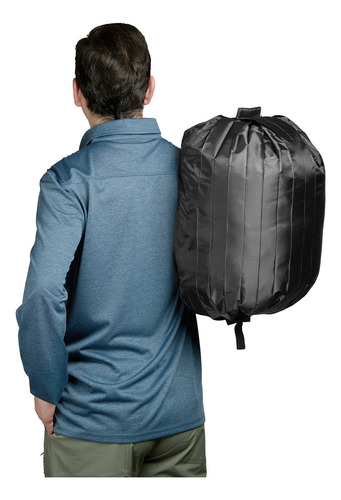 Bolso De Viaje Plegable Negro Doite
