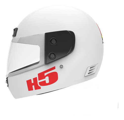 Casco Moto Halcon H5 Integral Blanco Tienda Oficial
