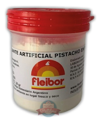 Aromatizante En Polvo Sabor Pistacho 28gr Fleibor