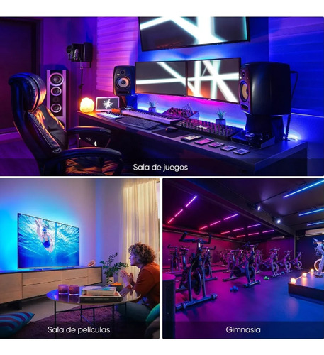 Tira Led Rgb 2835 Bluetooth Luces Led 5m Controlada Por App