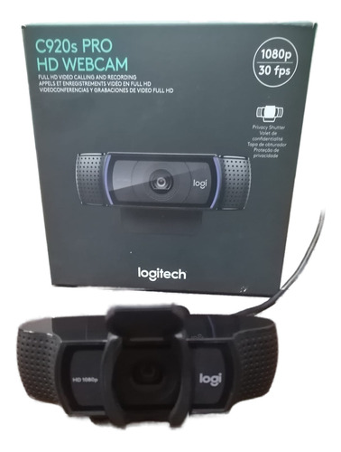 Webcam Logitech C920s - Hd 1080p, Som Estéreo, Foco Auto