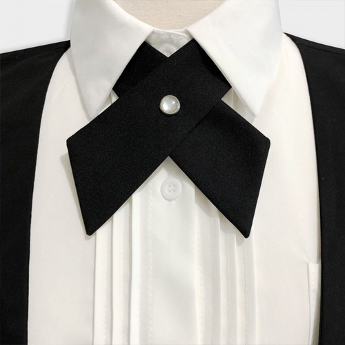 Corbata Cruzada - Negra
