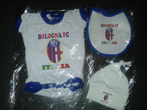 Set Bebe Body + Extras Futbol Italia  Bologna