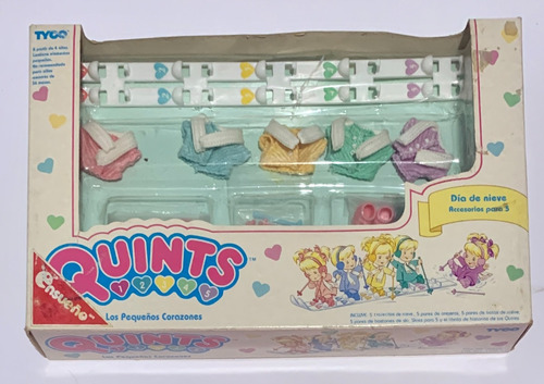 Muñecas Miniatura Ensueño Quints Día De Nieve De 1990 (Usado)
