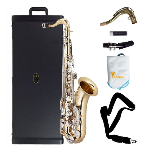 Saxofone Tenor Eagle St503ln Bb Si Bemol Bag + Acessórios