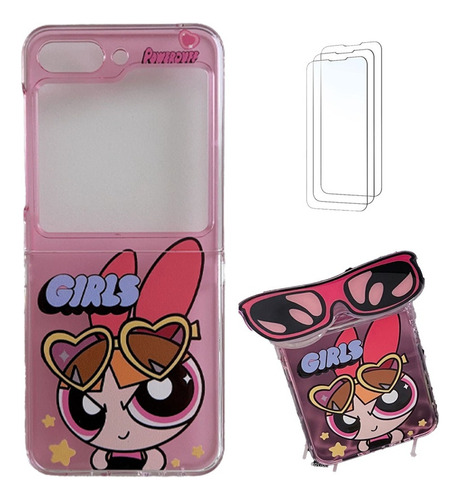 Para Samsung Galaxy Zflip3/4/5 Powerpuff Girls Case-a /