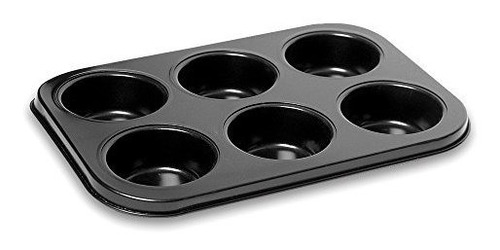 Muffin Pan Hecho De Aluminio Por Topenca Suministros Negro