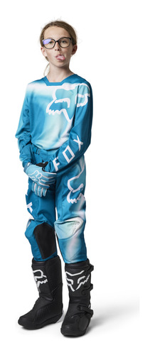 Imagen 7 de 10 de Conjunto Motocross Fox - Niña - Yth Girls 180 Toxsyk