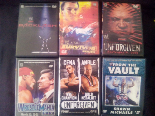 Wwf Wwe Wcw Dx Lucha Libre Wrestling Eventos Orig Demos Dvd