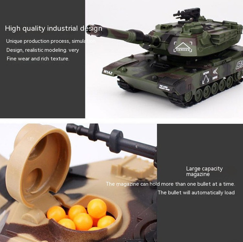 1:32 Tanque Rc Militar Estados Unidos M1a2.
