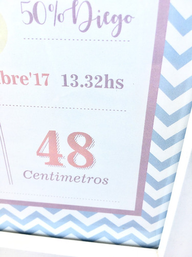 Regalo Cuadro Bebe Recien Nacido