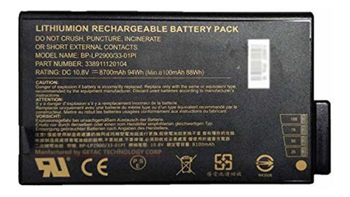 Bateria Bp-lp2900/33-01pi 10.8v 94wh 8700mah Getac X500 V100