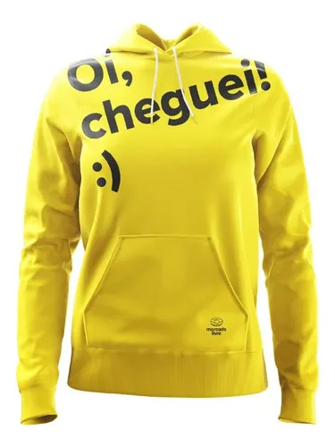Moletom Amarelo MercadoLivre