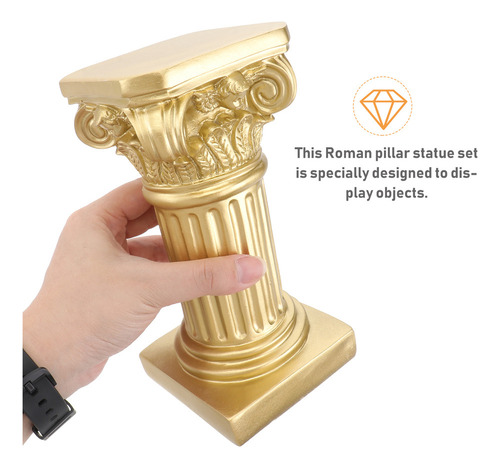 Base De Columna Romana De Estilo Europeo, 2 Unidades