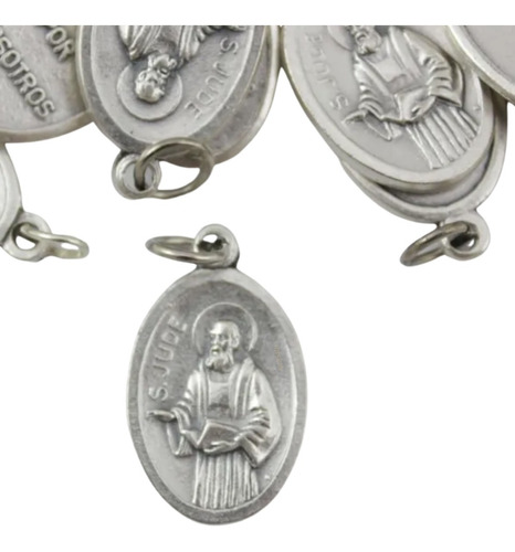 10 Medallas Dije San Judas Tadeo 22mm (italy) Souvenirs