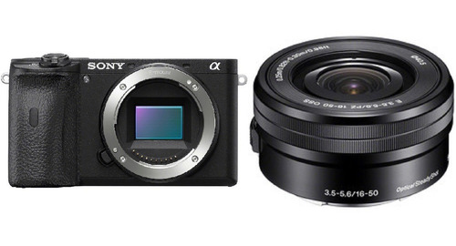 Imagem 1 de 8 de Câmera Sony Mirrorless Alpha A6600 + 16-50mm Garantia Sjuros