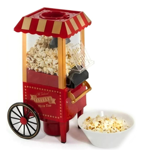 Pipoqueira Elétrica Popcorn Retrô Vintage Classica 220v 