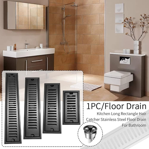 Accesorios De Drenaje De Piso De Ducha Rectangular Line...