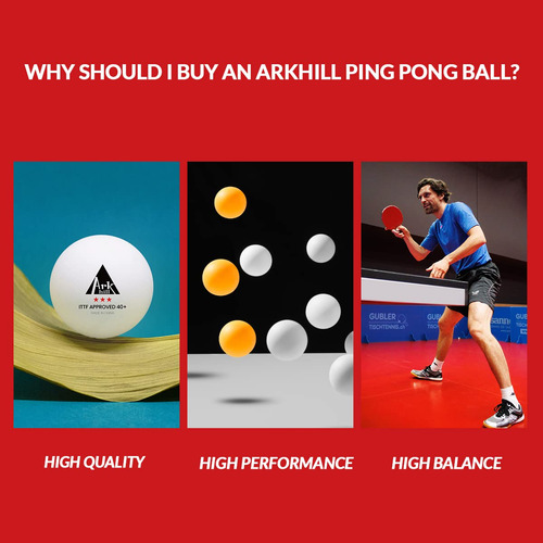 Ping Pong De 3 Estrellas Ittf Para Entrenamiento Y Competici Blanco 24p