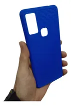 Comprar Funda Tcl 20e  Tcl 20y  Azul Tpu Flexible Idem Silicona