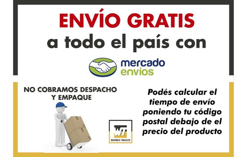 Cama De 7 Rodillos 1,5 Mtr Para Trailer Nautico Envio Grati