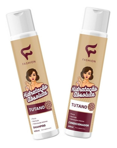 Kit Shampoo + Condicionador Cabelo Seco Tutano Fashion