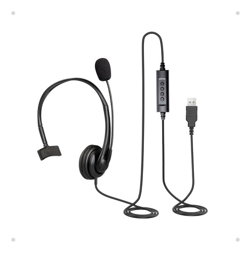  Fone Headset Com Microfone  Home Office Call Center