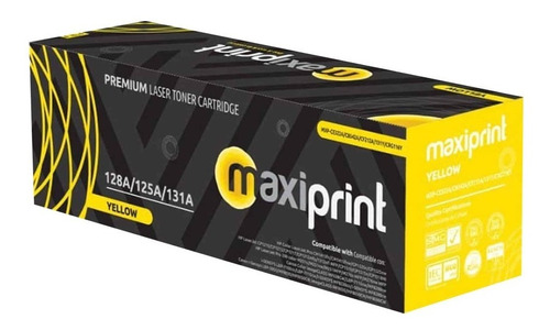 Toner Compatible Hp Ce322a 128a Amarillo Cp1525 Cm1415fn