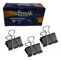Comprar Binder Gancho Doble Clip #1 1\u002F4  32mm (1 Caja *12 Und)