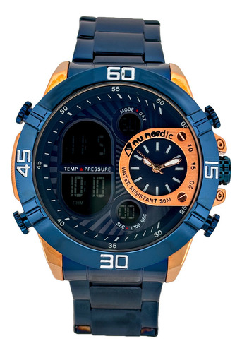 Nu Nordic Hombre Reloj Digital 00104 Correa 0003