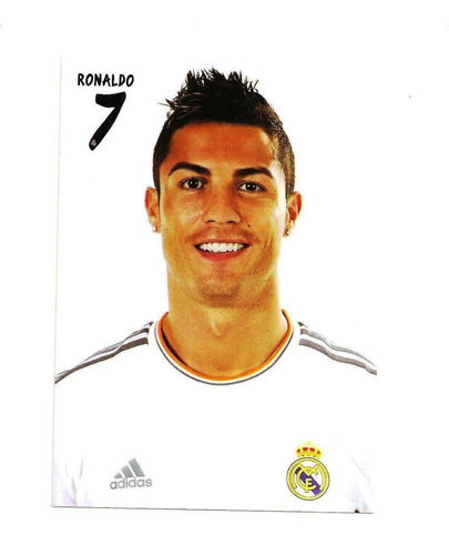 Cartão Postal Oficial Cristiano Ronaldo - Real Madrid Cards