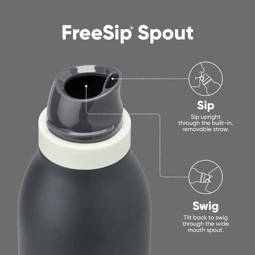 Owala ® Freesip Termo Botella Acero Inoxidable Con Popote