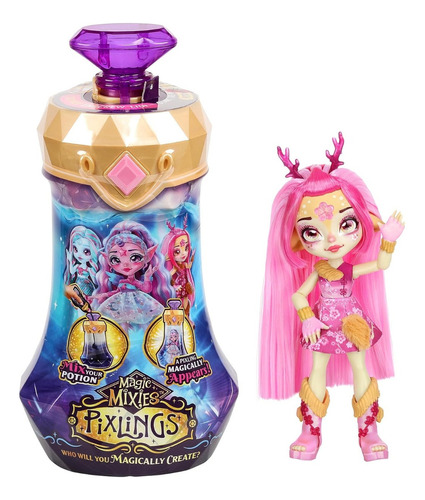 Muñeca Poción Mágica Magic Mixies Pixlings Deerlee El Cirvo