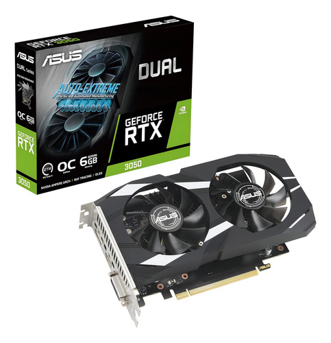Asus Nvidia Geforce Rtx 3050 Asus Dual Oc, 6gb Gddr6