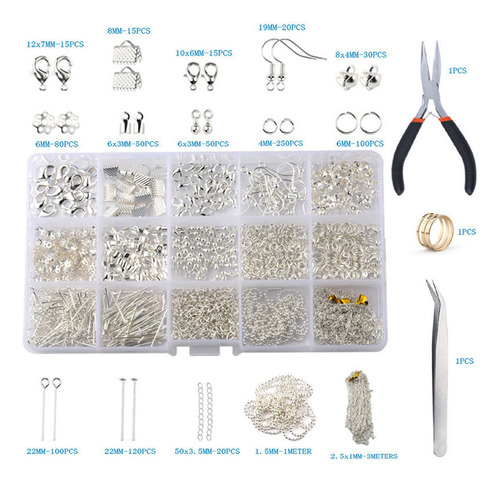 Suministros Para Hacer Joyas Pulseras Con Broches De Plata