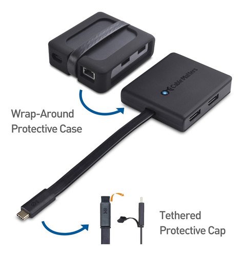 Concentrador Thunderbolt 4 Usb C /dp 4k Dual - Rj45 -