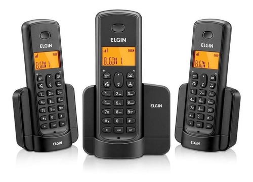 Telefone sem fio Elgin TSF-8003 preto