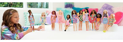 Muñeca Barbie Fashionistas #202 Curvy Con Cabello Rubio