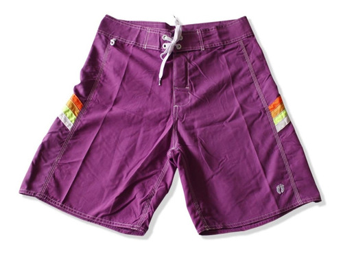 Pantaloneta Hang Ten Talla 32 Color Morado