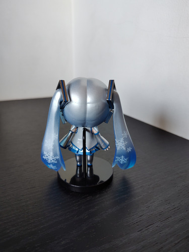 Figura Miku Hatsune Snow Chibi - 10cm - Importada
