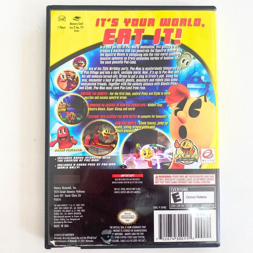 Jogo Pacman World 3 Game Cube (Usado)